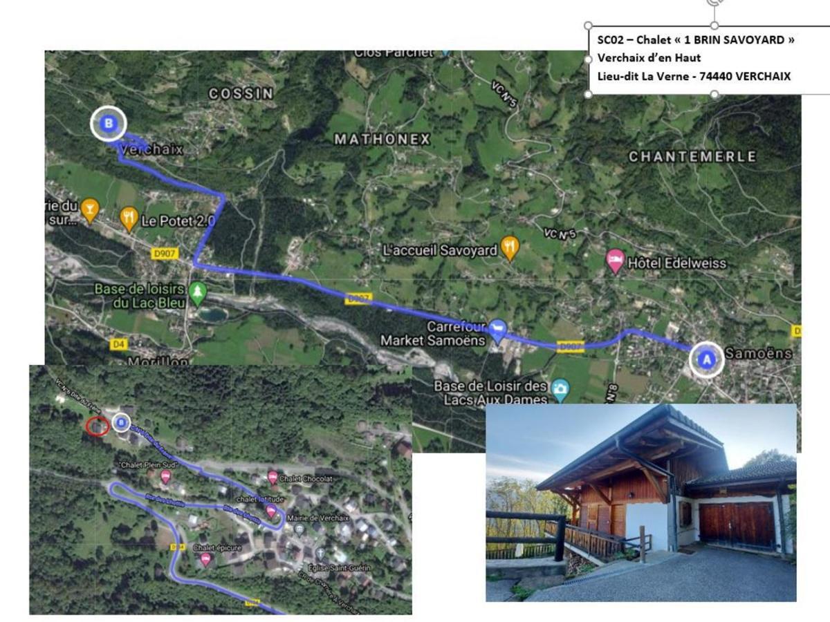 Chalet Savoyard Avec Jardin, Poele A Bois Et Wifi - Fr-1-624-11 Verchaix Luaran gambar