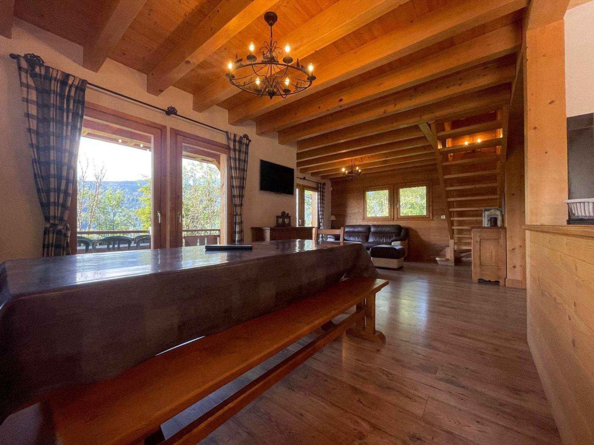 Chalet Savoyard Avec Jardin, Poele A Bois Et Wifi - Fr-1-624-11 Verchaix Luaran gambar