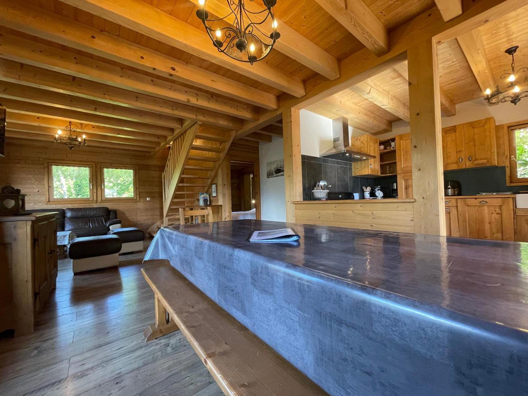 Chalet Savoyard Avec Jardin, Poele A Bois Et Wifi - Fr-1-624-11 Verchaix Luaran gambar